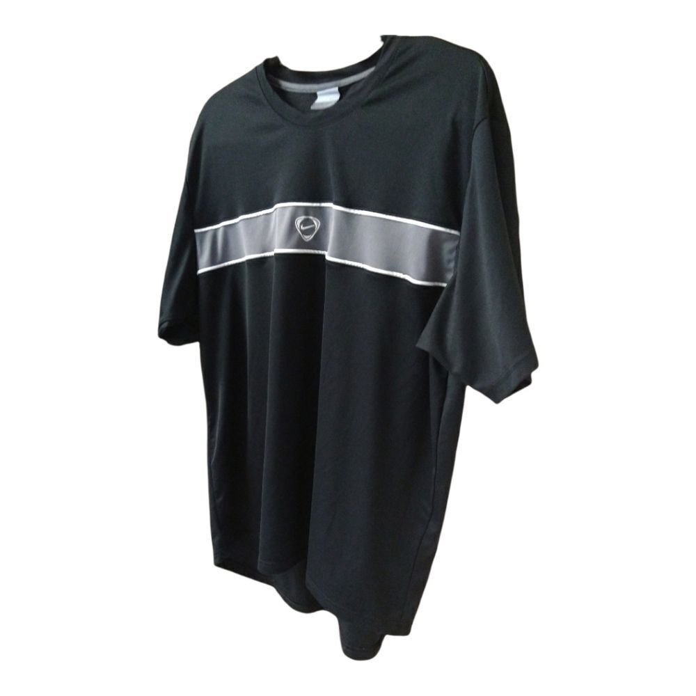 Men'sย NIKE ShortโSleeve Black & Gray Shirt.โMy - Picture 4 of 11